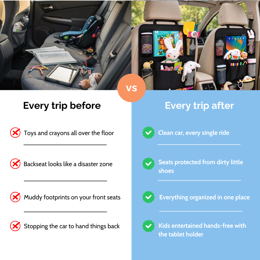 Lumy™ Car Organizer - Kids Travel Companion