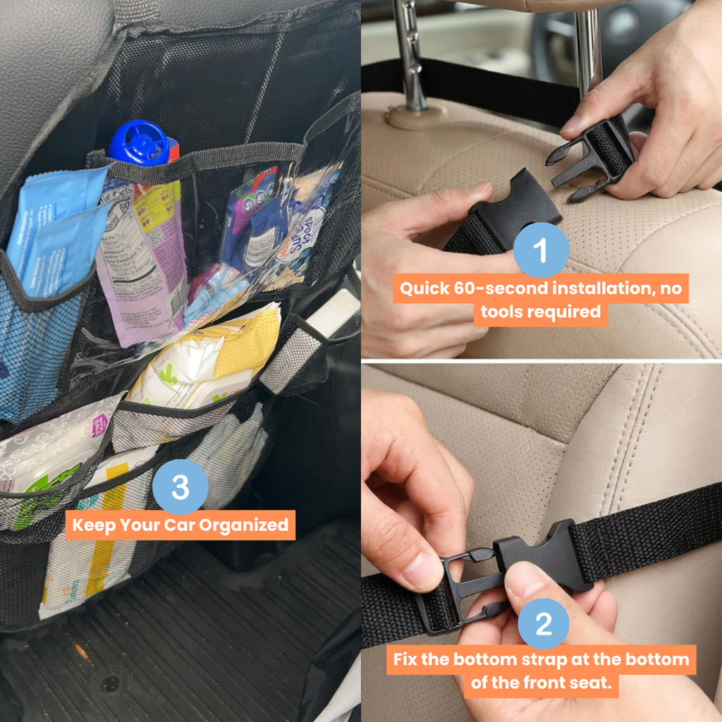 Lumy™ Car Organizer - Kids Travel Companion
